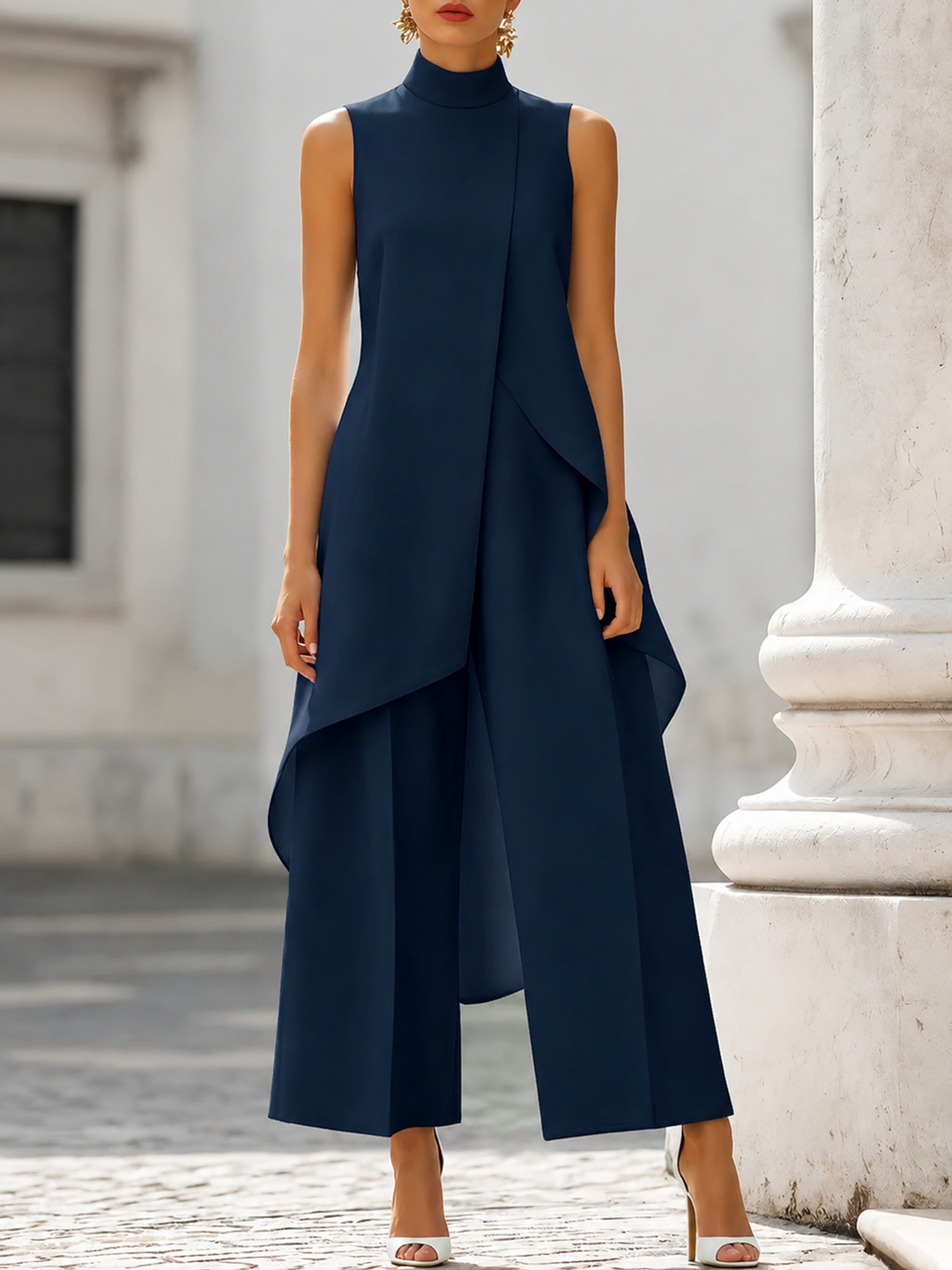 Lucía • Mono largo de caída elegante