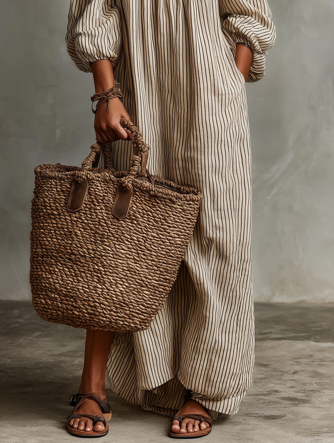 Carmen | Vestido largo con escote que deja los hombros al descubierto