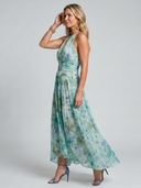 Valentina | Vestido Floral Agua
