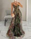 Giselle | Elegante Vestido Largo con Estampado Floral