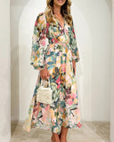 Celine | Abito Femminile con Motivo Floreale