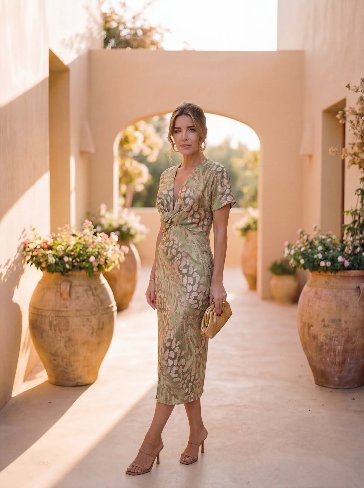 Antonella | Elegante Vestido Fluido de Tejido Ligero