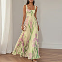 Oriah | Vestido Largo Floral de Corte A