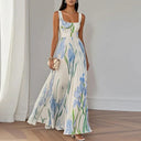 Oriah | Vestido Largo Floral de Corte A