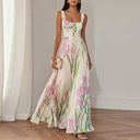 Oriah | Vestido Largo Floral de Corte A