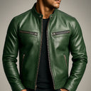 Chaqueta Biker Efecto Piel