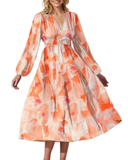Celine | Abito Femminile con Motivo Floreale