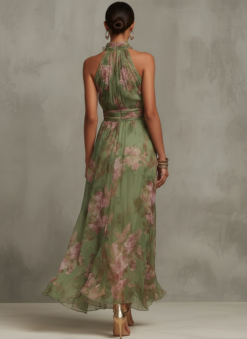Aurora • Vestido Maxi Floral