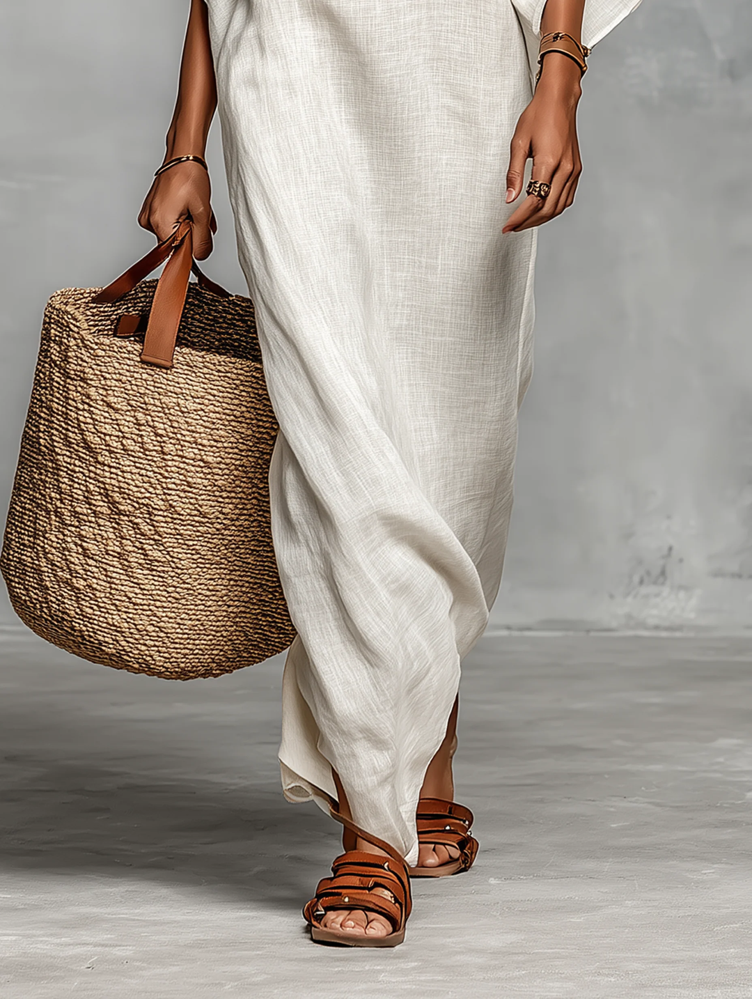 Marisol | Vestido Maxi Escote Caído