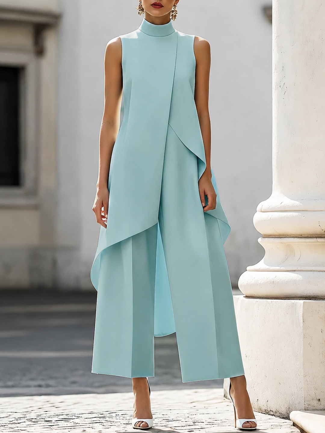 Lucía • Mono largo de caída elegante
