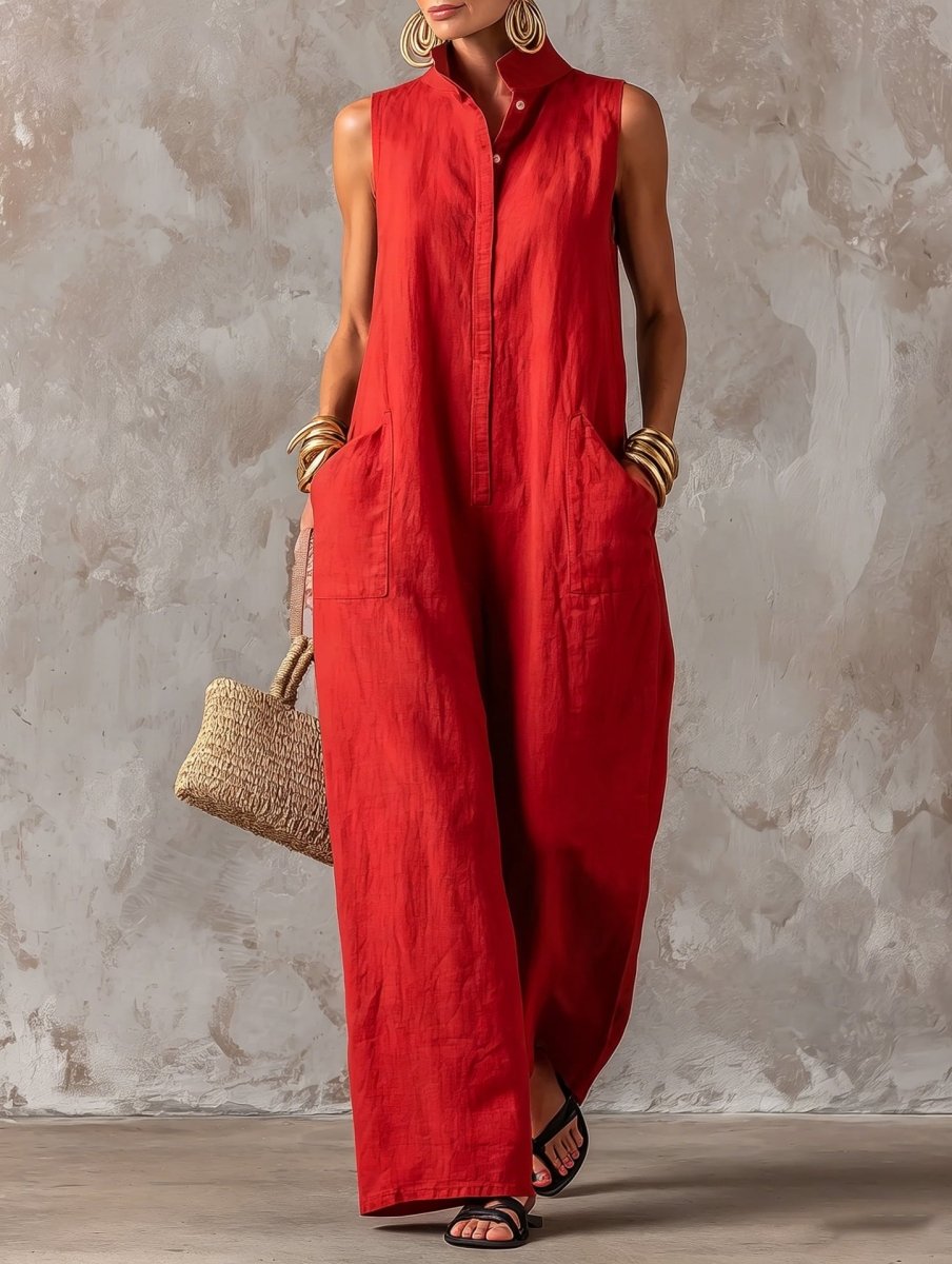 Lorena | Vestido Maxi Lino Costa