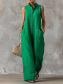 Lorena | Vestido Maxi Lino Costa